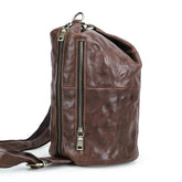 Sacoche à Main à Bandoulière en Cuir Chic & Vintage